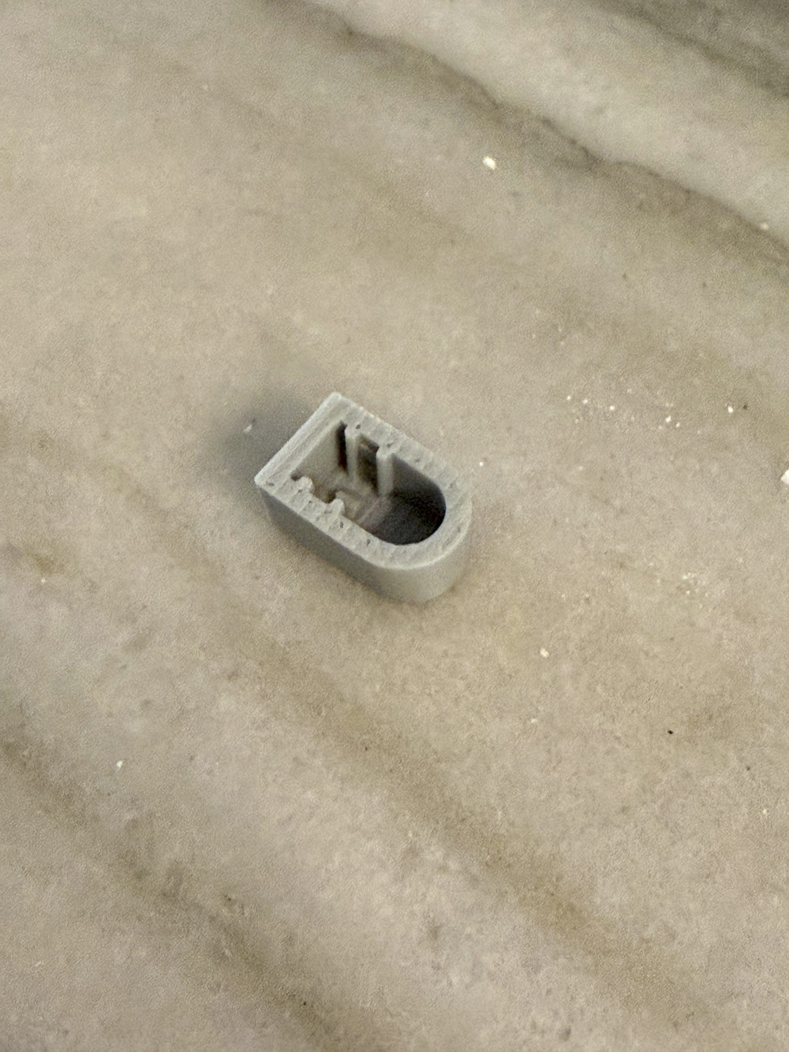 Detail of 3D Printed Dimmer Knob