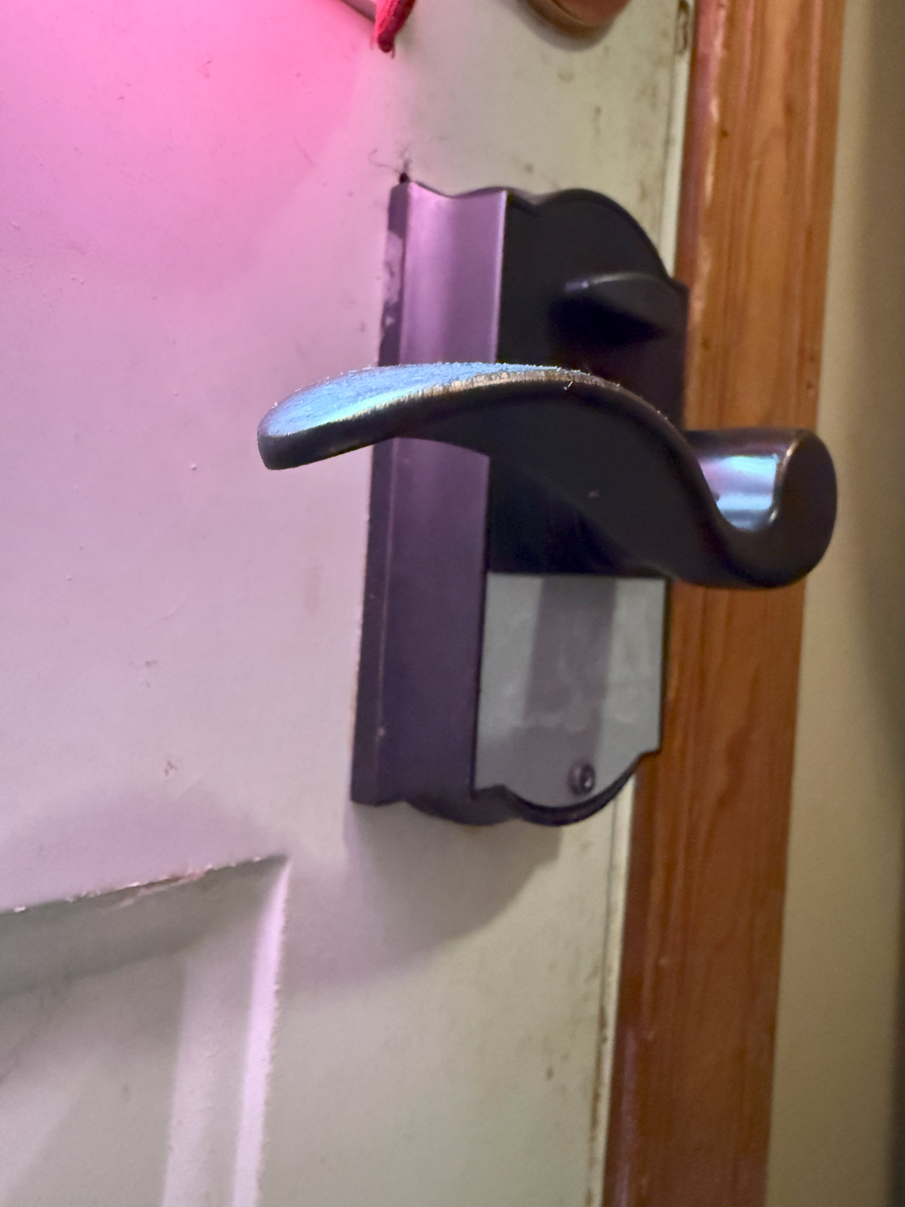3D Printed Battery Cover on an Electronic Lock