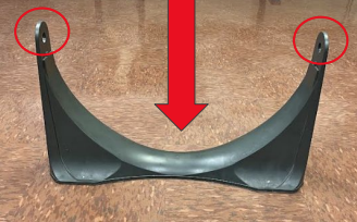 Structural Analysis Load Diagram for Fan Legs
