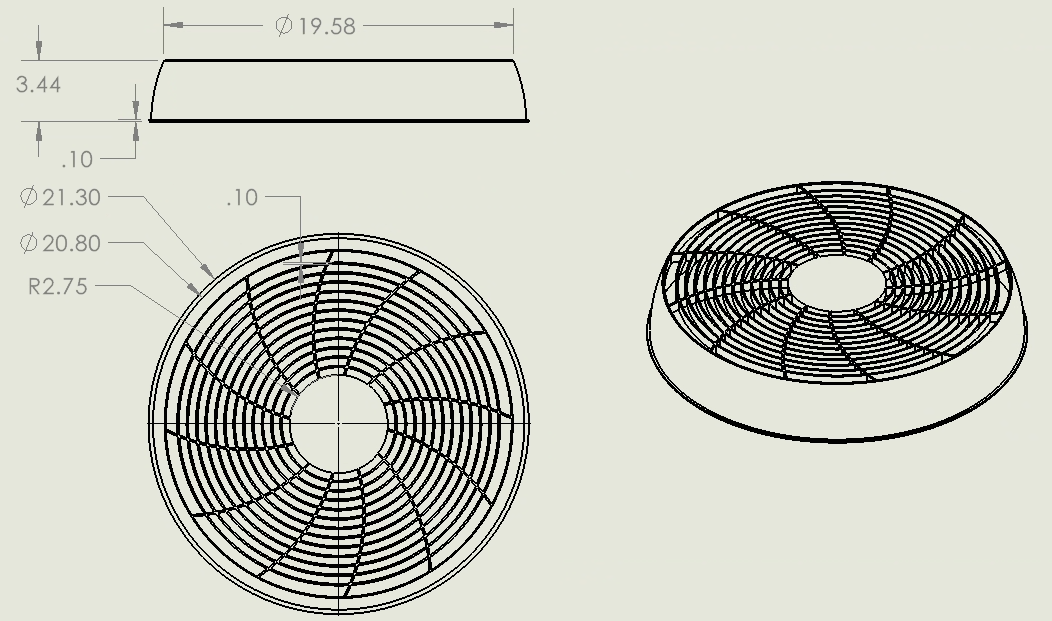 Front Fan Shroud Drawing
