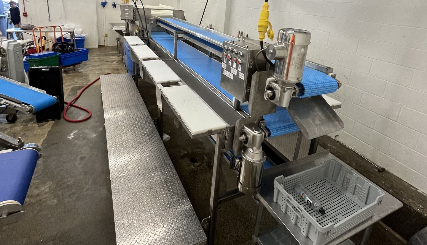 Fish Processing Conveyor System for Red's Best