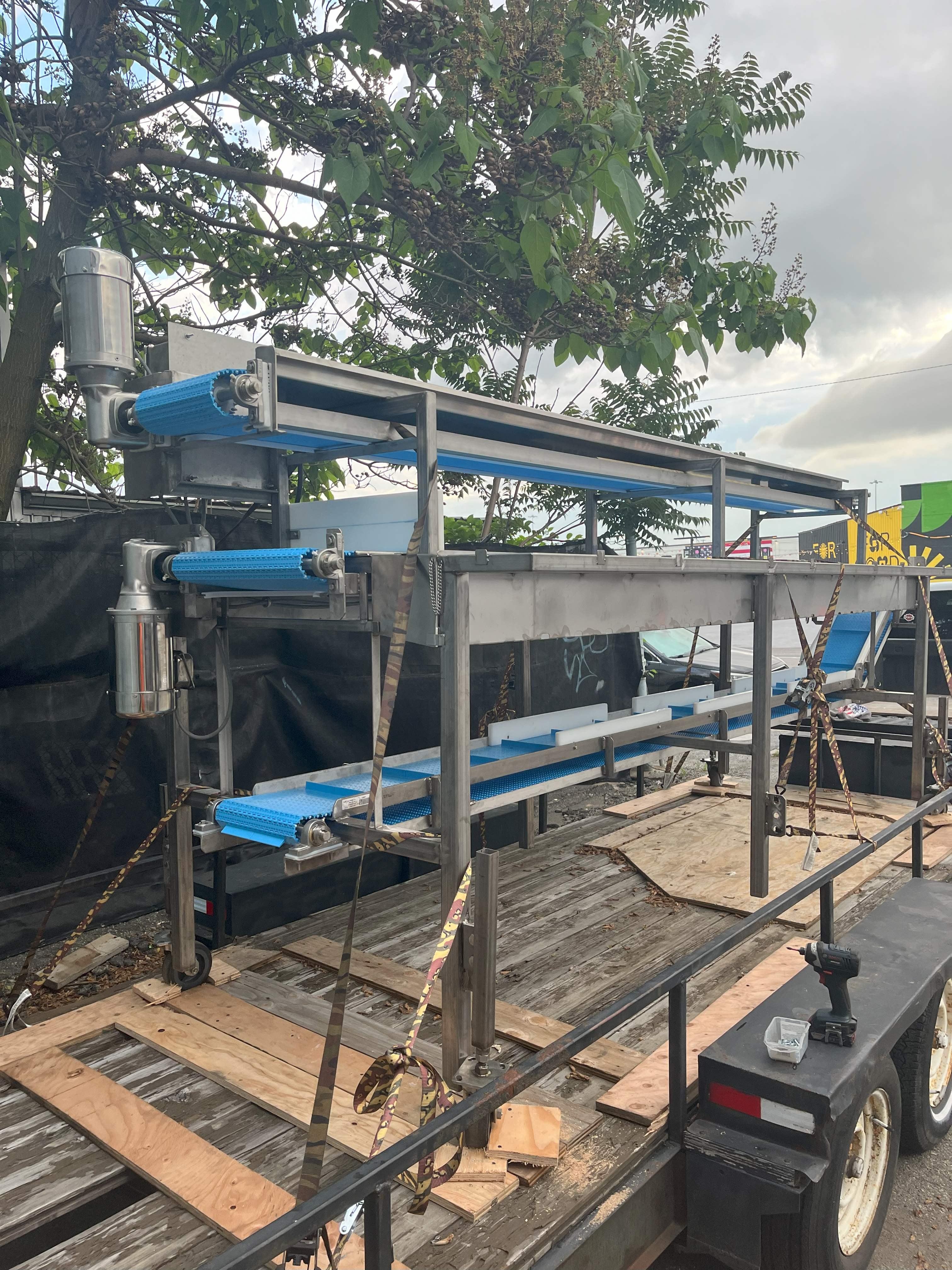 Conveyor System During Fabrication/Transport