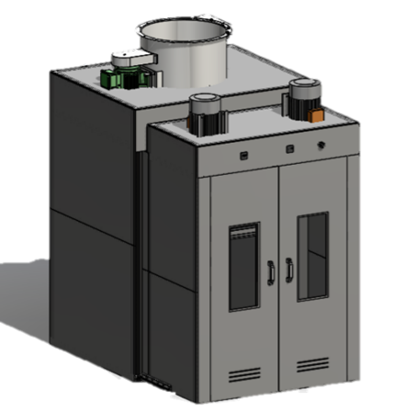 CAD Rendering of the Redesigned Universal Hotbox